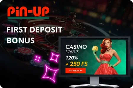 Pin Up Casino Bonuses - First Deposit Bonus