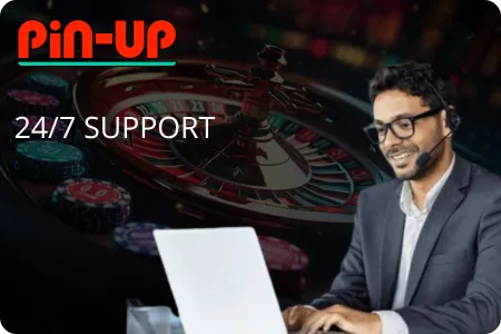 Pin Up casino support